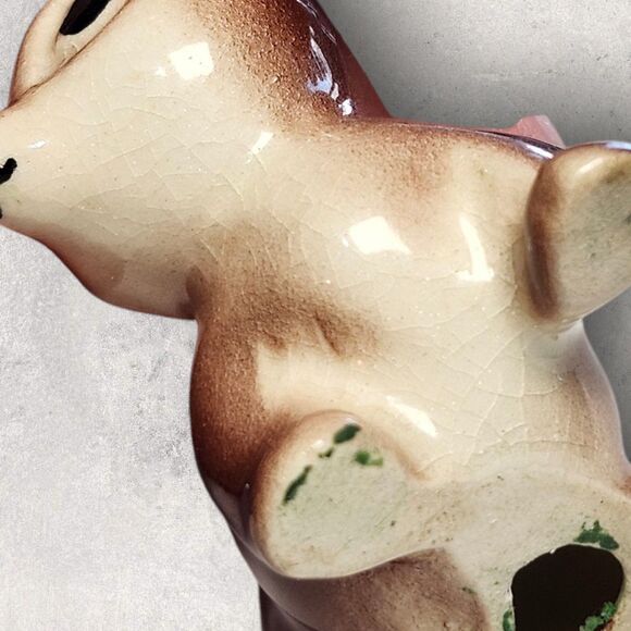 Vintage Fred Kaye Bear Cub Figurine Mid Century Ceramic California Pottery Cute - Picture 6 of 9